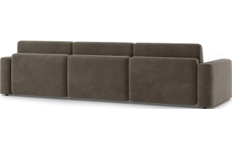 Диван прямой трехместный Дарио, модель 144, OVIS 30 (коричневый)