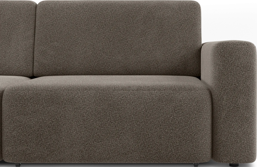 Диван прямой трехместный Дарио, модель 144, OVIS 30 (коричневый)