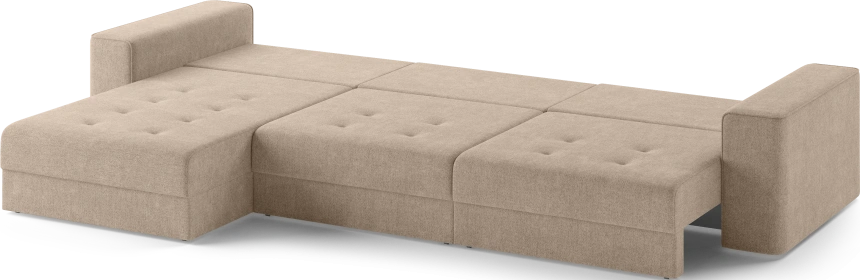 Диван угловой трехместный Конте, модель 036, Danco 290 (коричневый)