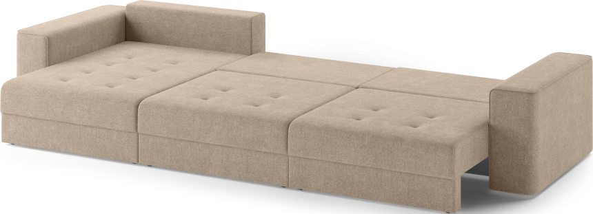 Диван угловой трехместный Конте, модель 036, Danco 290 (коричневый)