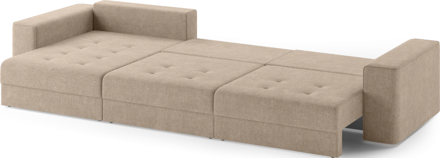 Диван угловой трехместный Конте, модель 036, Danco 290 (коричневый)