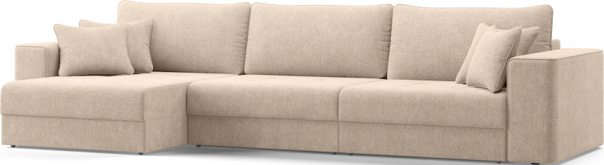 Диван угловой трехместный Конте, модель 036, Danco 290 (коричневый)