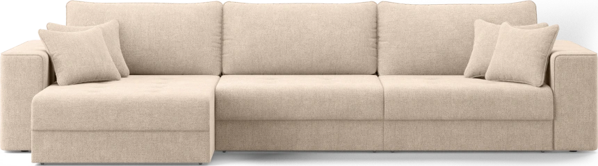 Диван угловой трехместный Конте, модель 036, Danco 290 (коричневый)