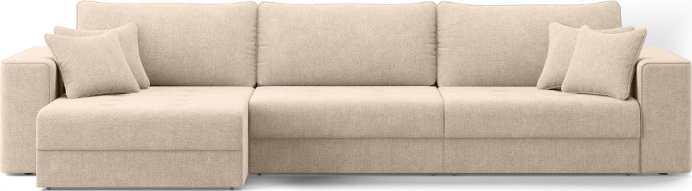 Диван угловой трехместный Конте, модель 036, Danco 290 (коричневый)