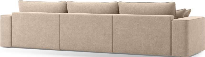 Диван угловой трехместный Конте, модель 036, Danco 290 (коричневый)