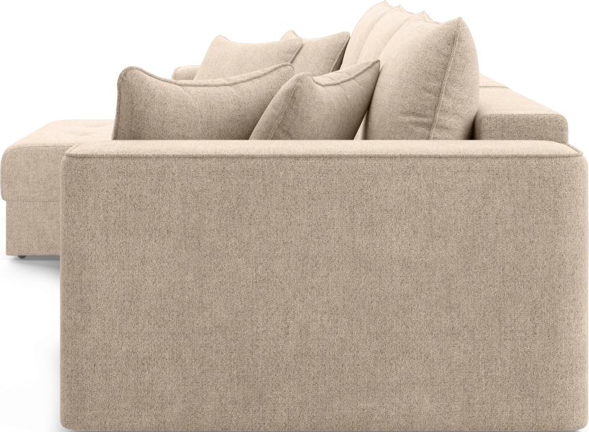 Диван угловой трехместный Конте, модель 036, Danco 290 (коричневый)