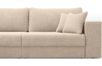 Диван угловой трехместный Конте, модель 036, Danco 290 (коричневый)