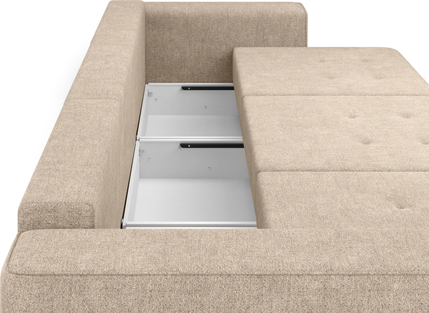 Диван угловой трехместный Конте, модель 036, Danco 290 (коричневый)