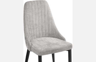 Стул Kora, на металлокаркасе, black / gray