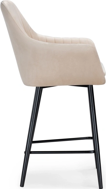 Полубарный стул Райнер, бежевый MR -26 / черный