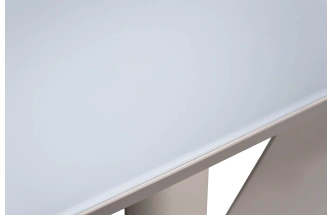 Обеденный стол Quadro, МДФ,  белый / белый 