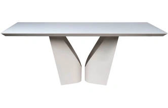Обеденный стол Quadro, МДФ,  белый / белый 