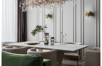 Обеденный стол Quadro, МДФ,  белый / белый 