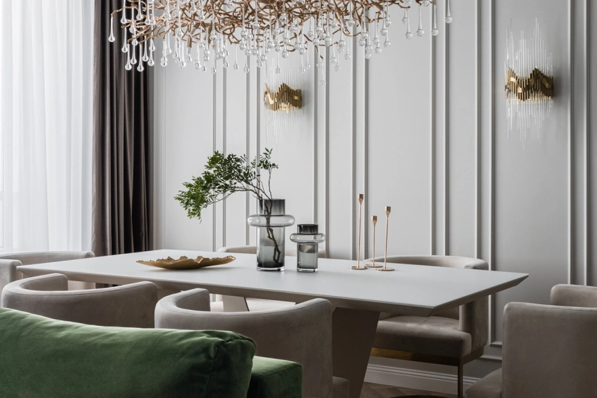 Обеденный стол Quadro, МДФ,  белый / белый 