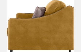 Кресло-кровать Дели 80, модель 032, Ultra Mustard​ / Ultra Stone​ (горчичный)