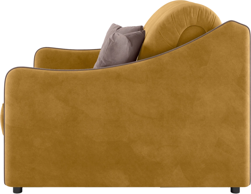 Кресло-кровать Дели 80, модель 032, Ultra Mustard​ / Ultra Stone​ (горчичный)