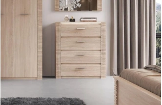 Комод 850 Элана, 4 ящика, дуб сонома