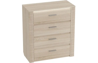 Комод 850 Элана, 4 ящика, дуб сонома