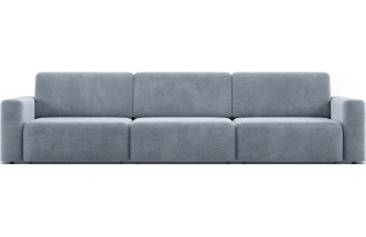 Диван прямой трехместный Дарио, модель 144, OVIS 78 (синий)