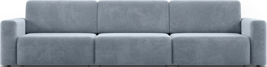 Диван прямой трехместный Дарио, модель 144, OVIS 78 (синий)