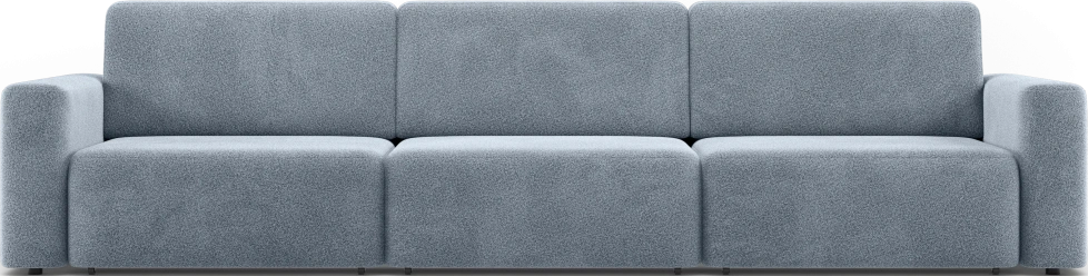 Диван прямой трехместный Дарио, модель 144, OVIS 78 (синий)