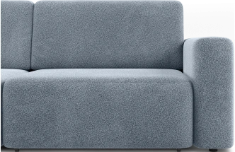 Диван прямой трехместный Дарио, модель 144, OVIS 78 (синий)