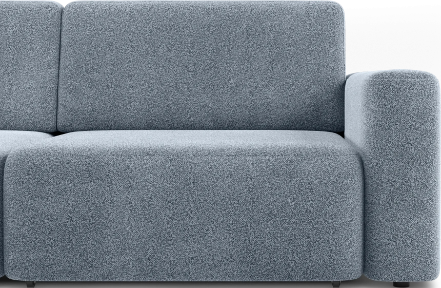 Диван прямой трехместный Дарио, модель 144, OVIS 78 (синий)