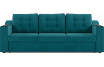 Диван прямой трехместный Невада, модель 020, Omega 61 (зелёный)