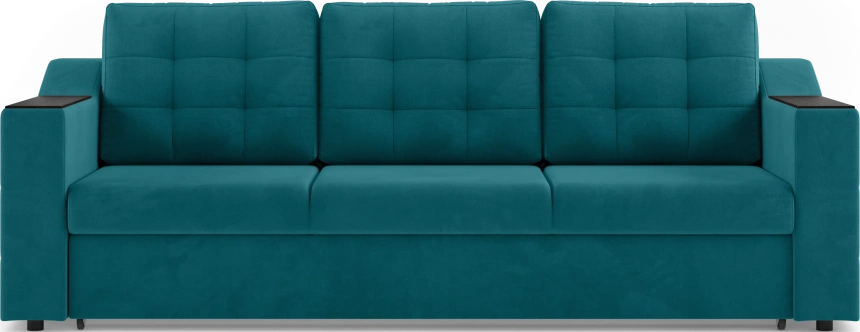 Диван прямой трехместный Невада, модель 020, Omega 61 (зелёный)