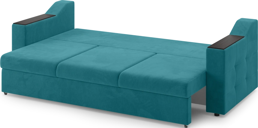 Диван прямой трехместный Невада, модель 020, Omega 61 (зелёный)