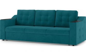 Диван прямой трехместный Невада, модель 020, Omega 61 (зелёный)