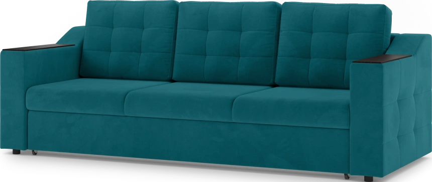 Диван прямой трехместный Невада, модель 020, Omega 61 (зелёный)