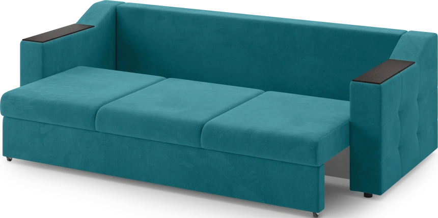 Диван прямой трехместный Невада, модель 020, Omega 61 (зелёный)