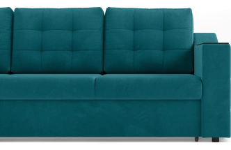 Диван прямой трехместный Невада, модель 020, Omega 61 (зелёный)