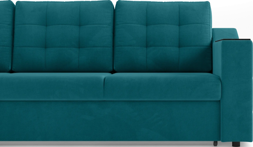 Диван прямой трехместный Невада, модель 020, Omega 61 (зелёный)