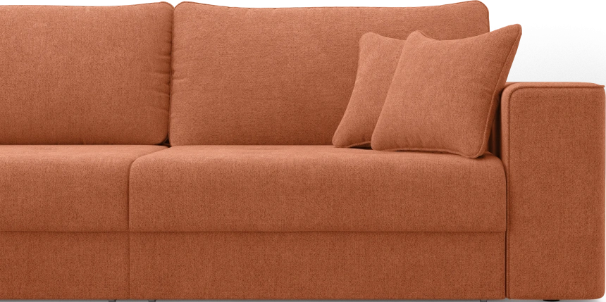 Диван угловой трехместный Конте, модель 036, Danco 412 (оранжевый)