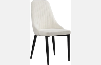 Стул Kora, на металлокаркасе, white / black