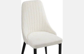 Стул Kora, на металлокаркасе, white / black