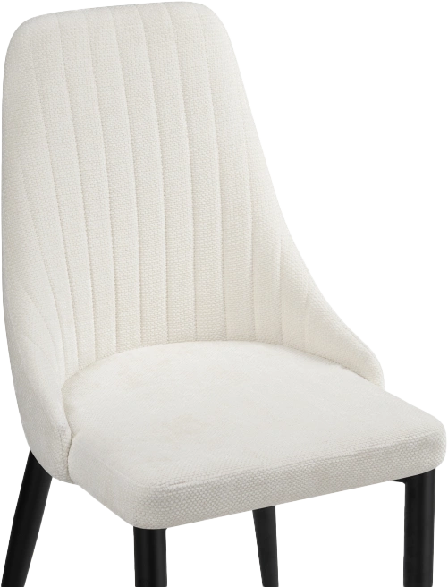 Стул Kora, на металлокаркасе, white / black