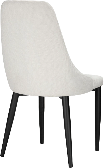 Стул Kora, на металлокаркасе, white / black