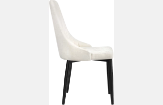 Стул Kora, на металлокаркасе, white / black