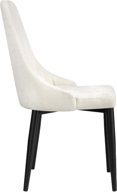 Стул Kora, на металлокаркасе, white / black