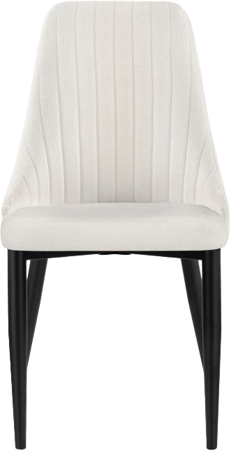 Стул Kora, на металлокаркасе, white / black