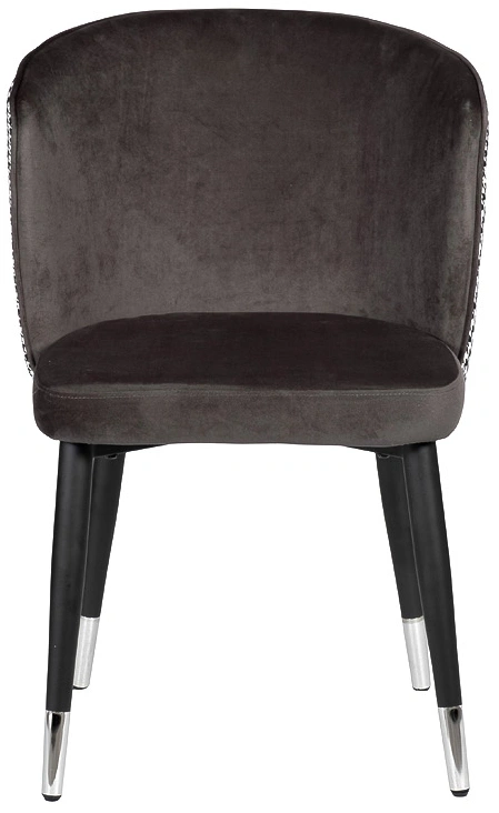 Стул 30C-1232F GR, мягкий, велюр, серый 