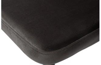 Стул 30C-1232F GR, мягкий, велюр, серый