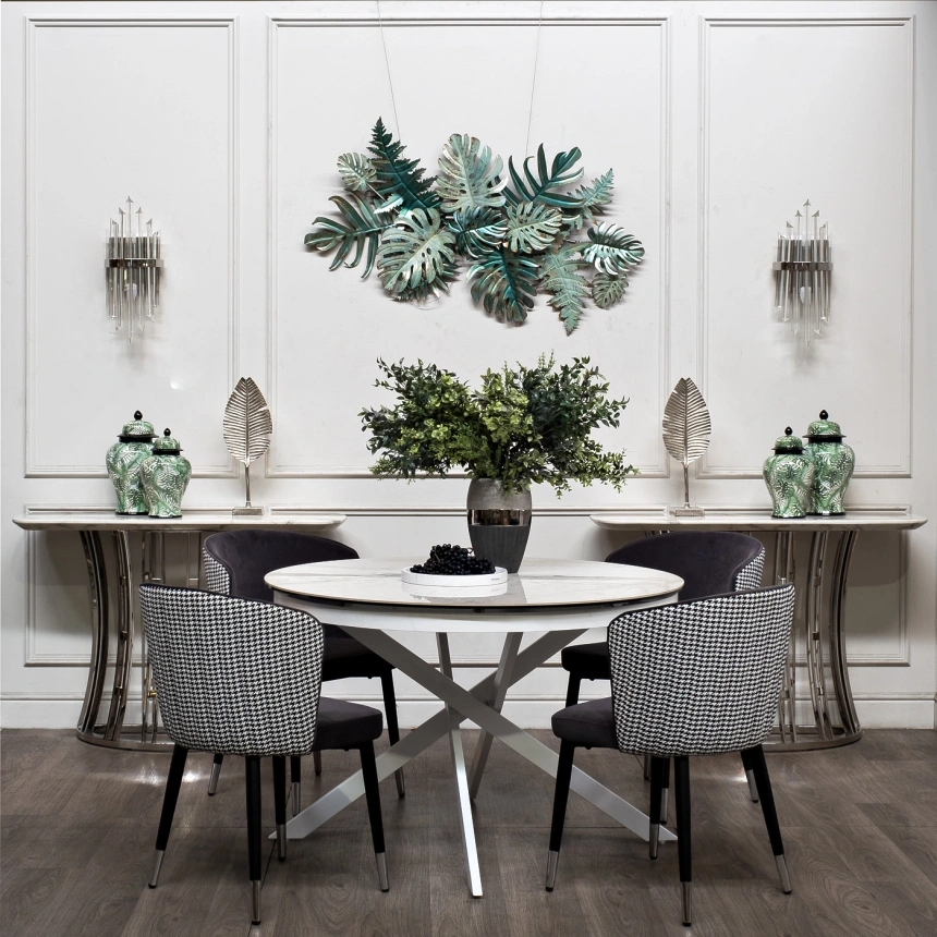 Стул 30C-1232F GR, мягкий, велюр, серый 