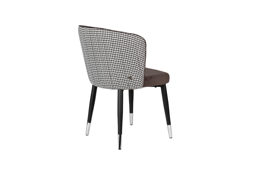 Стул 30C-1232F GR, мягкий, велюр, серый 