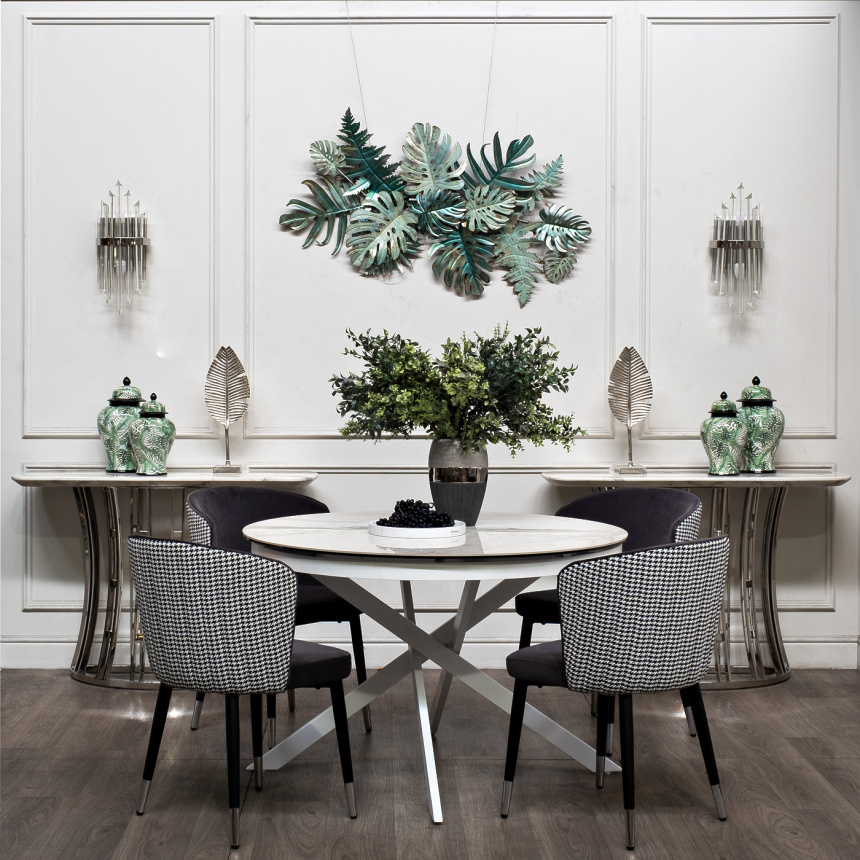 Стул 30C-1232F GR, мягкий, велюр, серый 