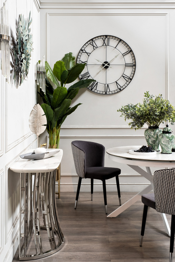 Стул 30C-1232F GR, мягкий, велюр, серый 