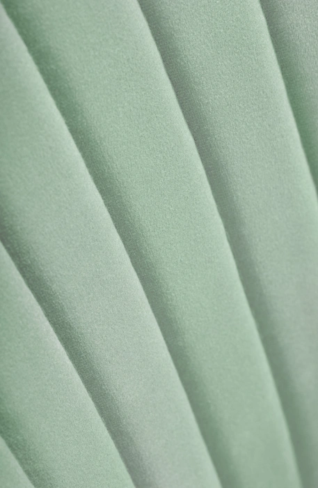 Стул Брейния, мягкий, velutto 14 светло-зеленый / белый